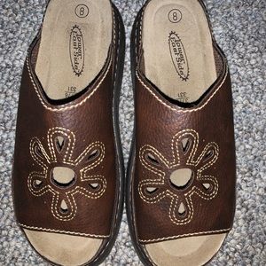 Lower east side 90s y2k flower sandal doc Martin dupe Size 8